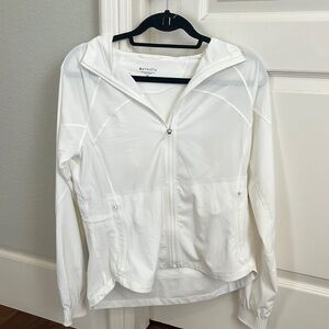 women’s white Athleta athletic jacket